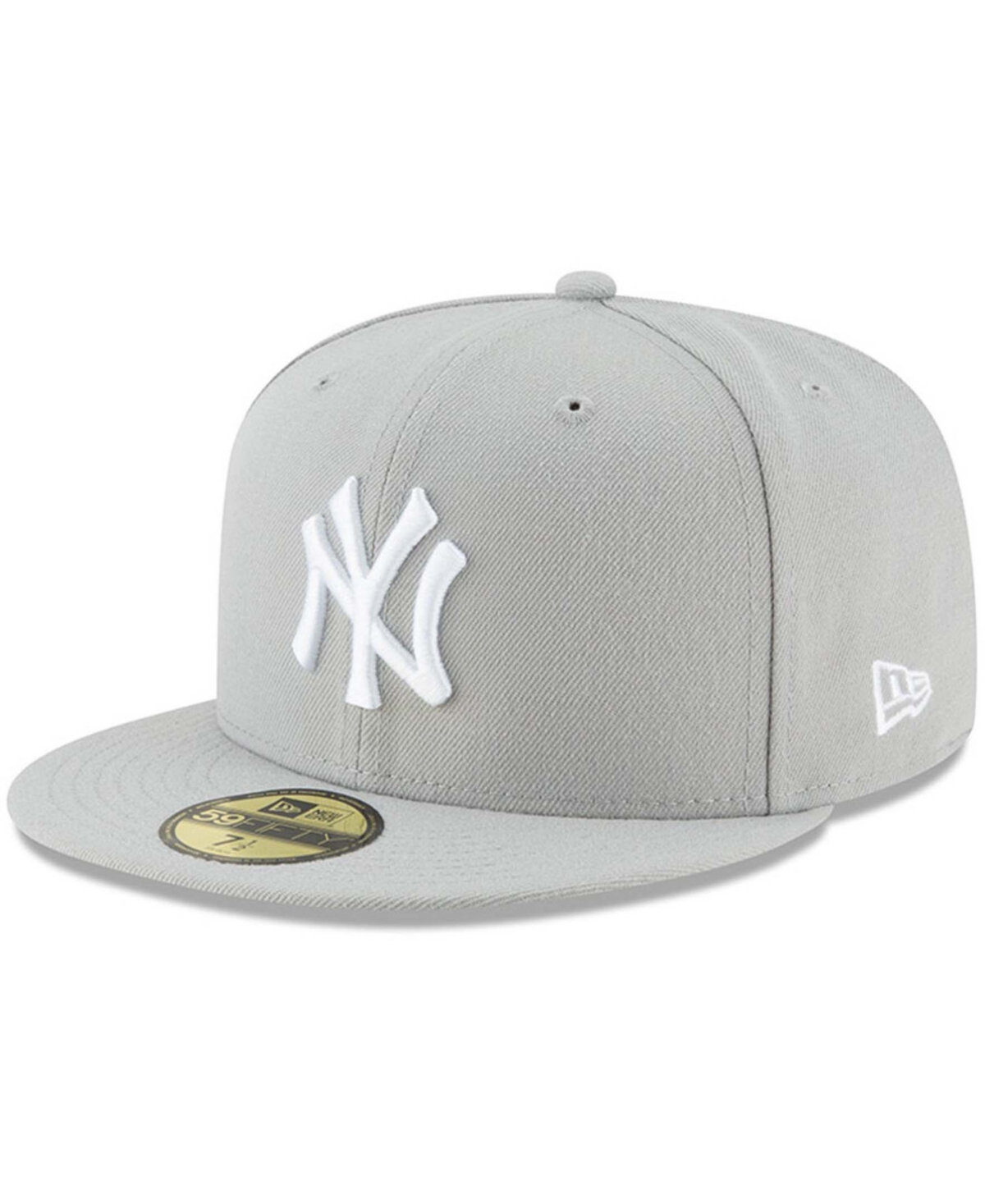 UPC 192093985217 product image for Men's Gray New York Yankees Fashion Color Basic 59FIFTY Fitted Hat | upcitemdb.com