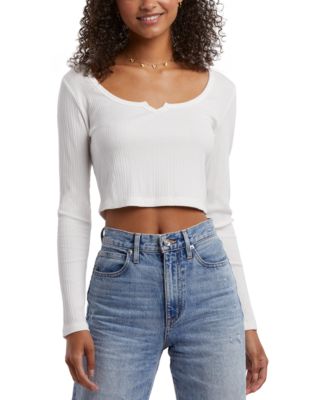 splendid cropped tee