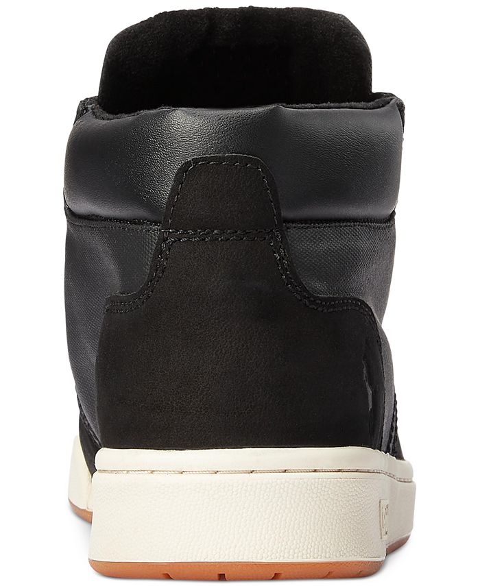 Polo Ralph Lauren Men's Nubuck & Canvas Sneaker Boot & Reviews 