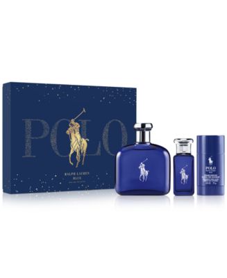 Ralph Lauren Men s 3 Pc. Polo Blue Eau de Toilette Gift Set Macy s