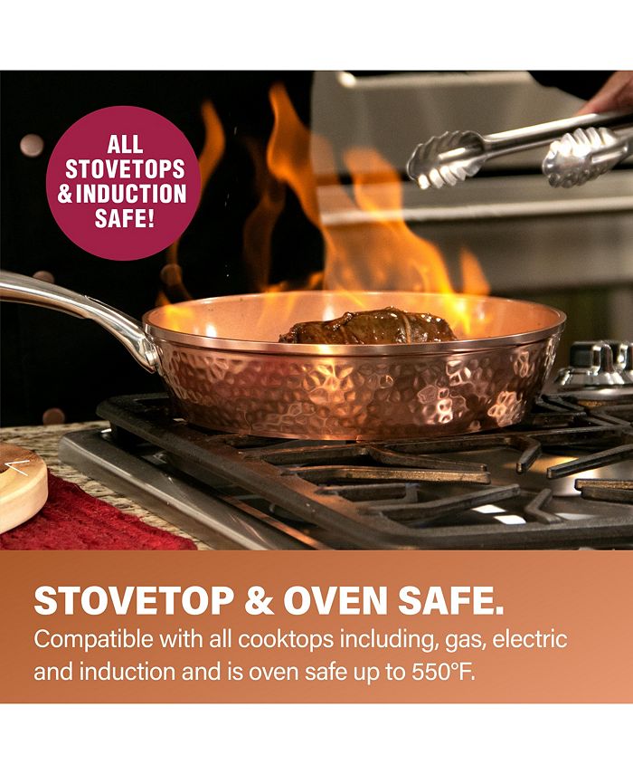 Gotham Steel Hammered 15Pc. Complete Cookware and Bakeware Set Macy's