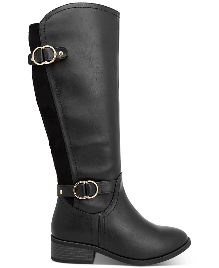Karen Scott Leandraa Riding Boots, Created for Macy's & Reviews - Boots ...