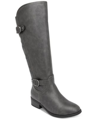 Karen Scott Leandraa Wide-Calf Riding Boots, Created for Macy's - Macy's