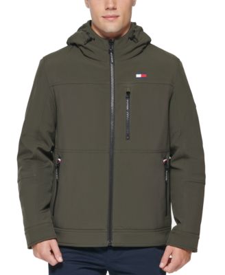 tommy hilfiger men's hooded jacket