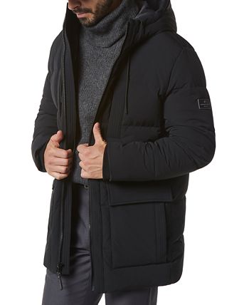 Marc new york men's crinkle down hooded parka online