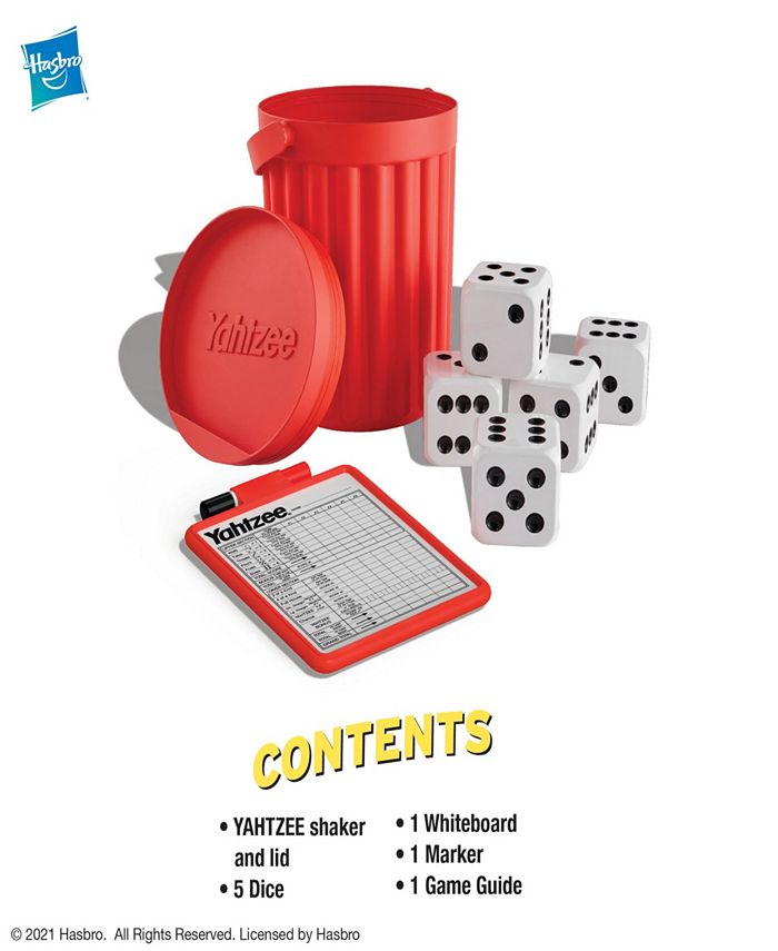 Hasbro CLOSEOUT! Oversized Yahtzee Game Giant Outdoor Fun by Hasbro