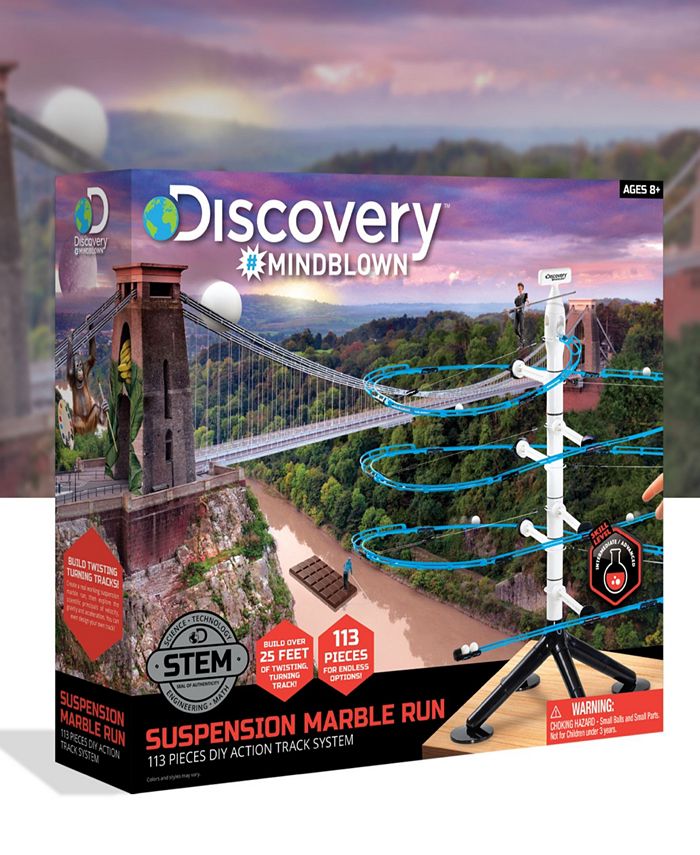 Discovery MINDBLOWN Suspension Marble Run Kit Macy's