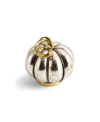 Small Glass Pumpkin Figurine
