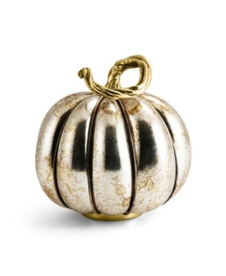 Large Glass Pumpkin Figurine