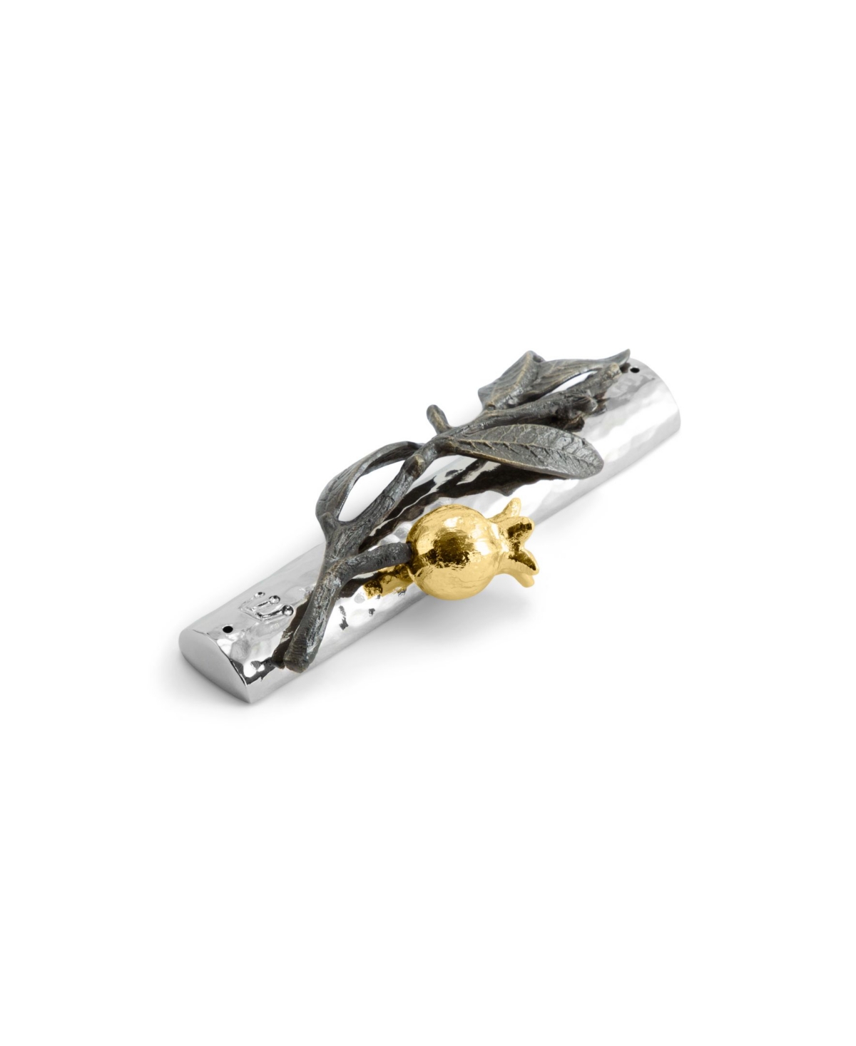Pomegranate Mezuzah - Gold- Tone