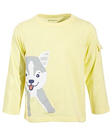 Baby Boys Husky Pup Long-Sleeve T-Shirt, Created for Macy's