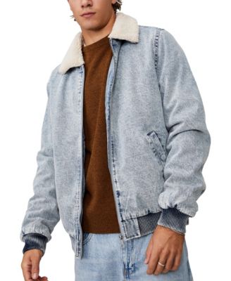 bomber jacket sherpa collar