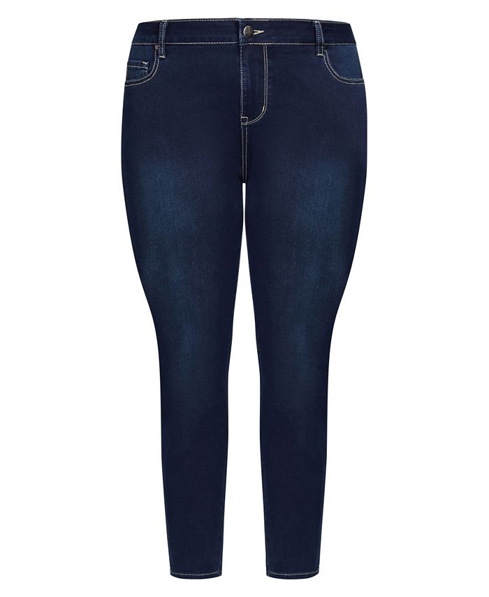 Avenue Plus Size Butter Denim Skinny Jeans Macy's