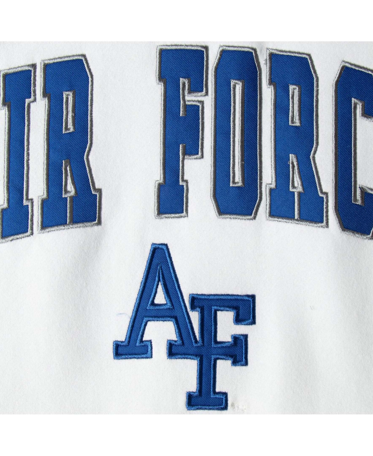 Shop Colosseum Men's White Air Force Falcons Arch Logo Sweatshirt