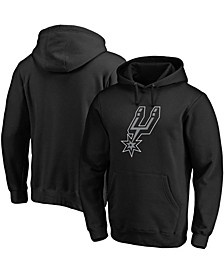 Men's Black San Antonio Spurs Primary Team Logo Pullover Hoodie