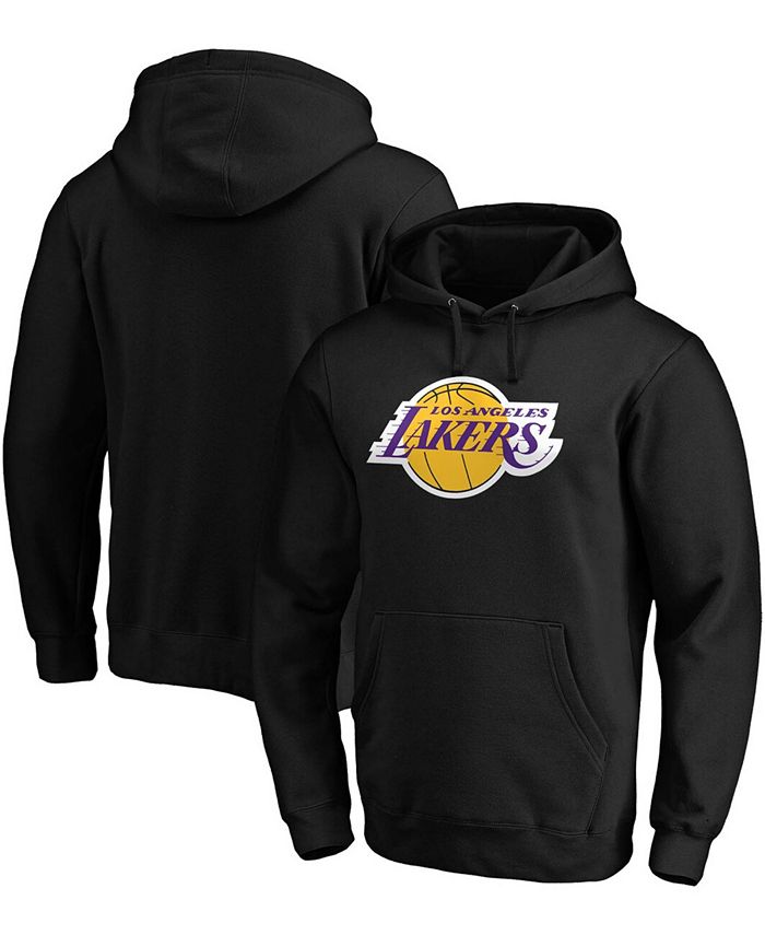 Fanatics Men's Black Los Angeles Lakers Primary Team Logo Pullover ...