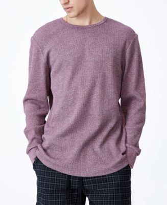 Men's Waffle Long Sleeve T-shirt - Macy's