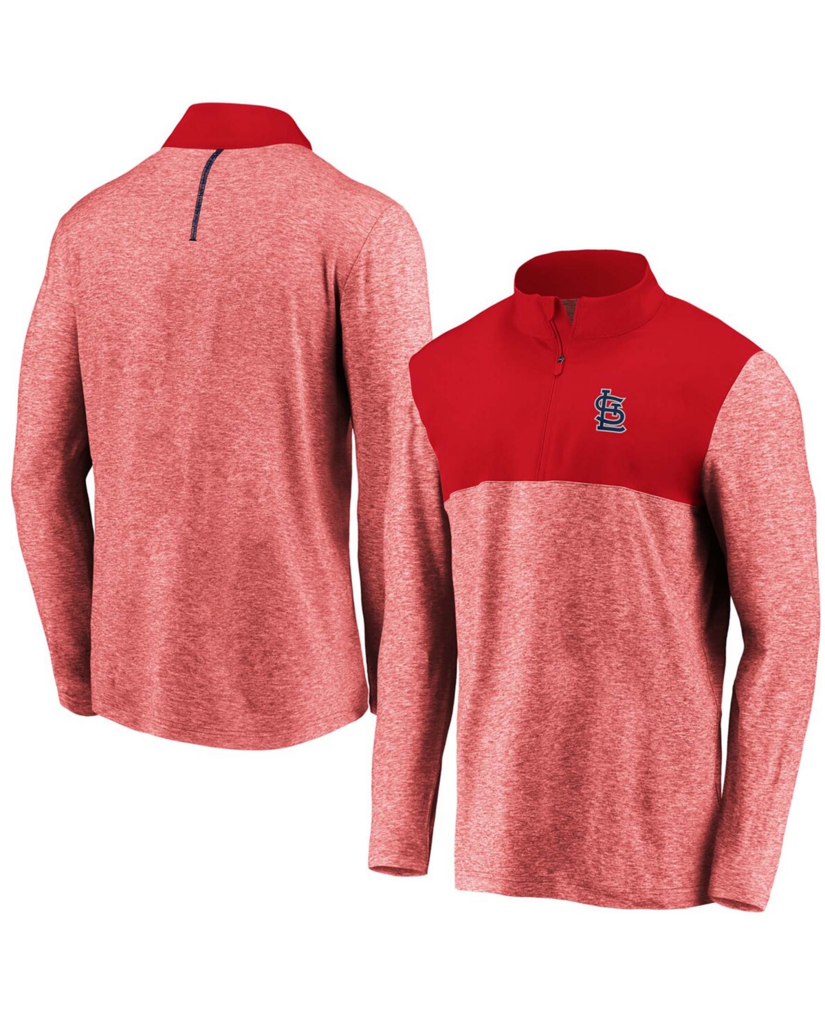 UPC 718268000891 product image for Men's Red St. Louis Cardinals Iconic Marble Clutch Half-Zip Pullover Jacket | upcitemdb.com