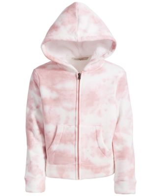 Imperial Star - Big Girls Tie-Dye Zip-Up Hoodie