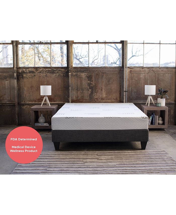 Lulu Ion 8" Plush Gel Memory Foam Mattress in a Box Queen Macy's