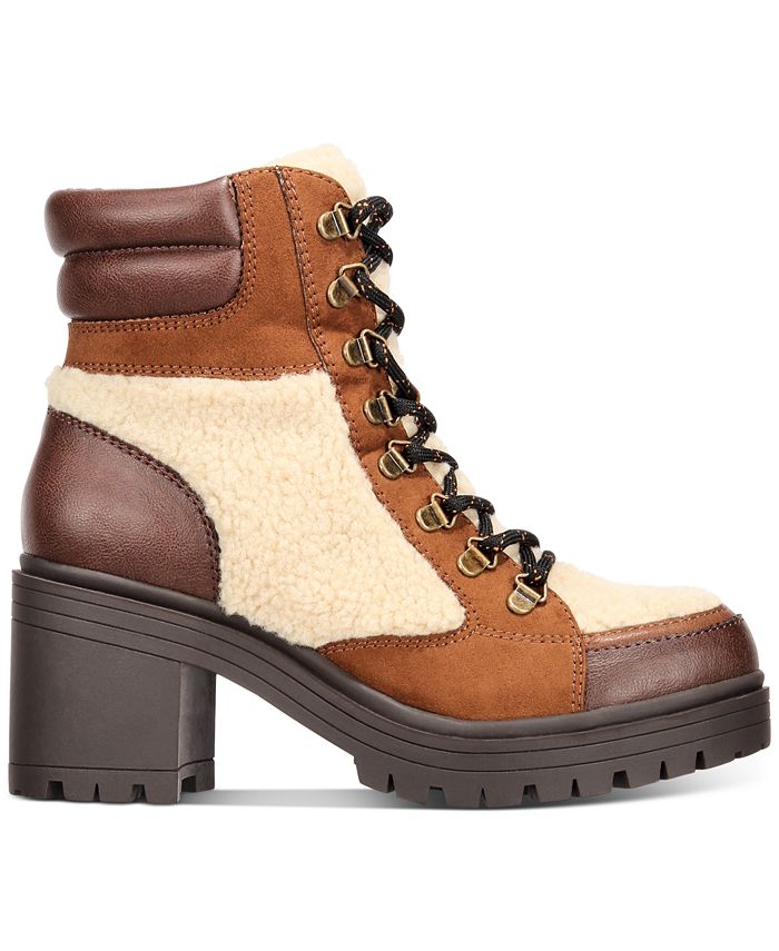 Sun + Stone Cookie Lace-Up Booties, Created for Macy's - Macy's