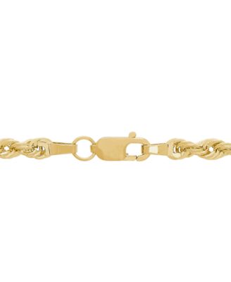 Rope Link 22" Chain Necklace in 10k Gold