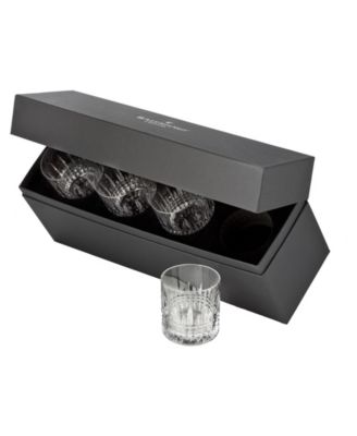 Connoisseur Lismore Diamond Straight Tumbler 6 oz, Set of 4