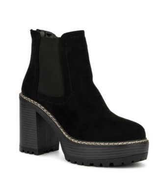 Olivia Miller Women's Emily Chunky Heel Chelsea Boot Macy's