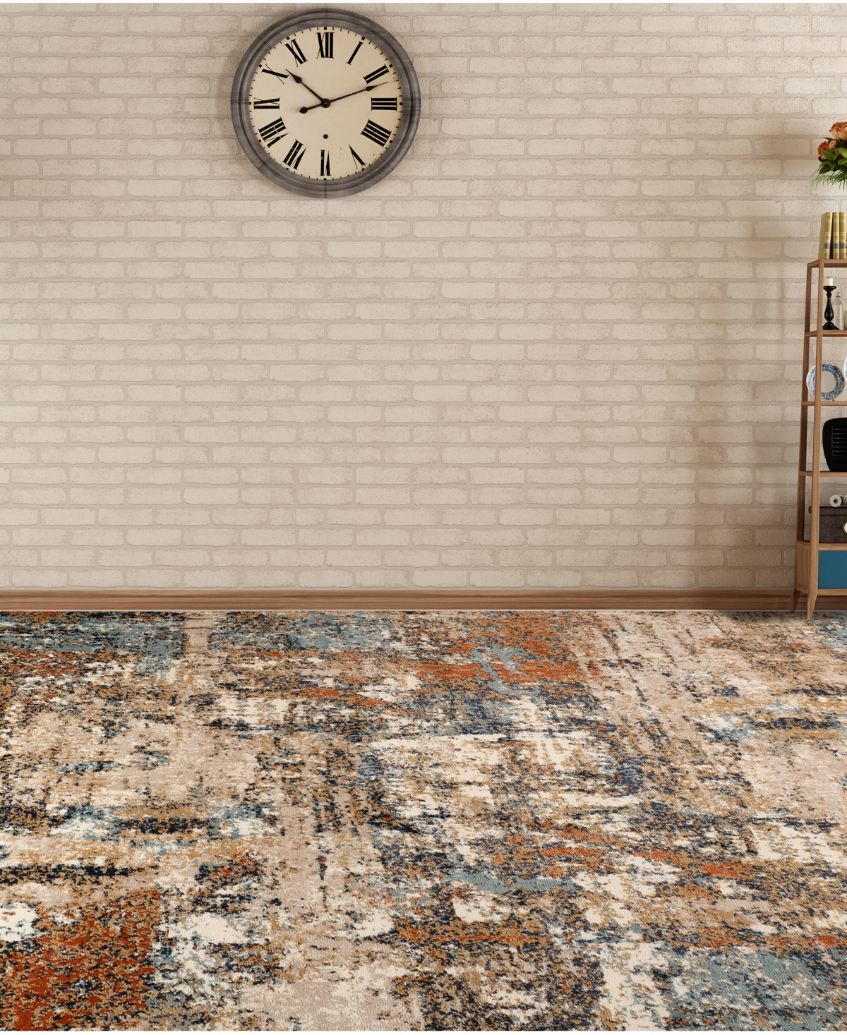 Amer Rugs Allure Ada 5'1" X 7'6" Area Rug In Beige,rust