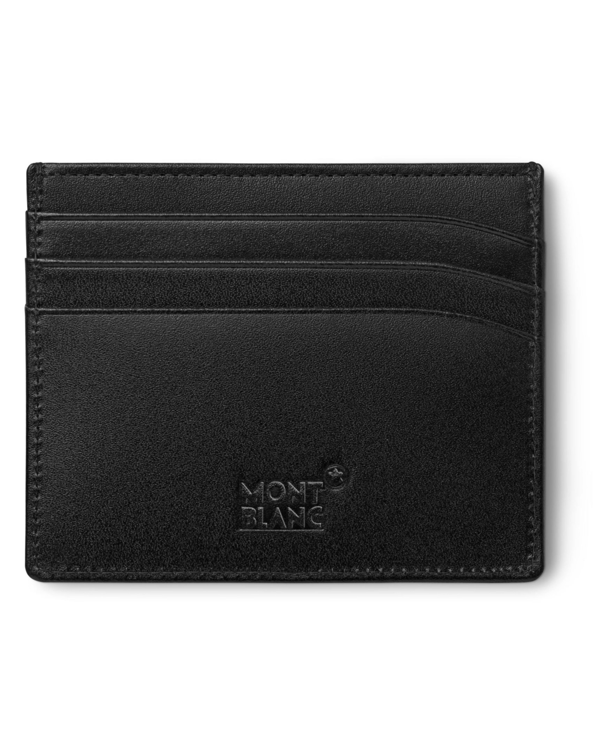 Shop Montblanc Meisterstuck Black Leather 6 Pocket Holder 106653
