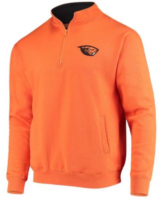 Men's Orange Oregon State Beavers Tortugas Logo Quarter-Zip Jacket