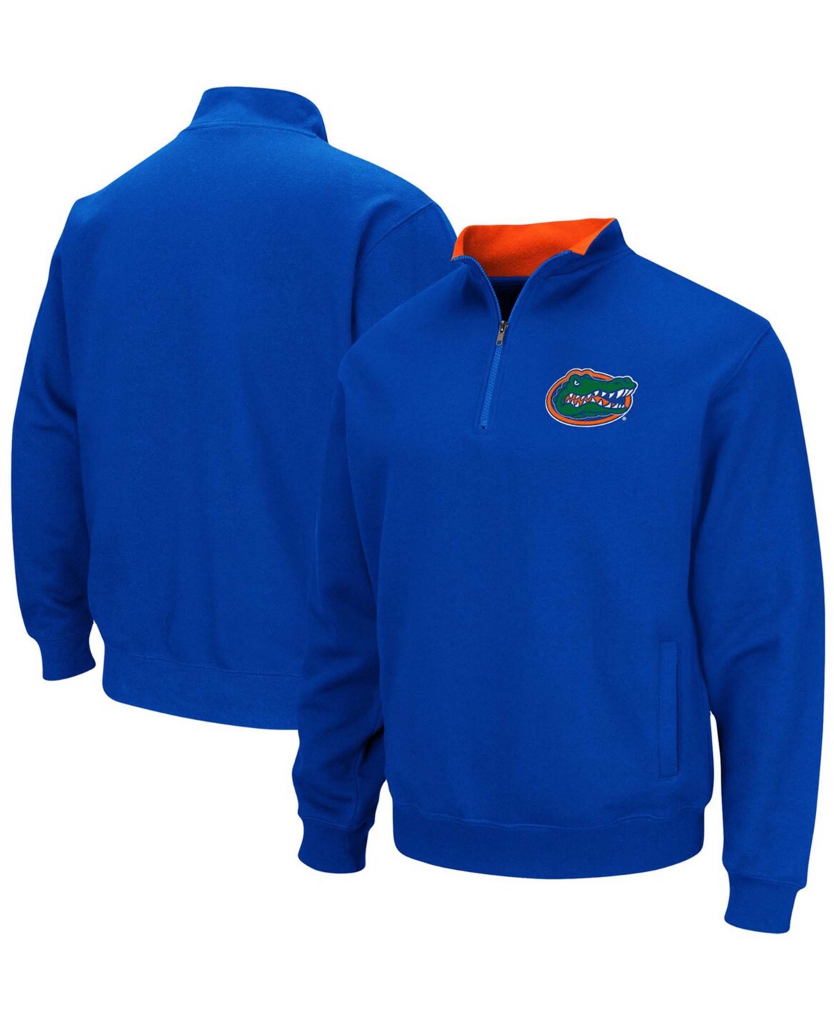 Men's Royal Florida Gators Tortugas Logo Quarter-Zip Pullover Jacket - Royal