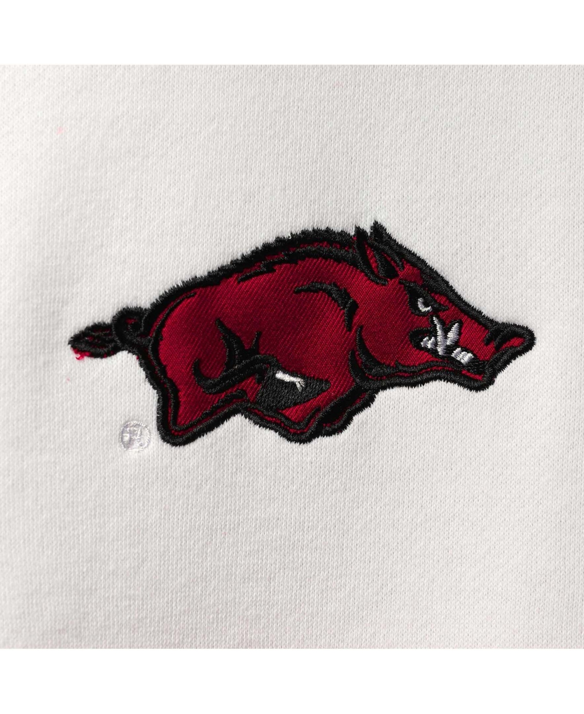Colosseum Men's Arkansas Razorbacks Tortugas Logo Quarter-zip Jacket In Charcoal