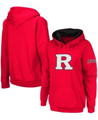 Women s Scarlet Rutgers Scarlet Knights Team Big Logo Pullover Hoodie Macy s