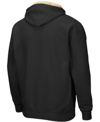 Men's Black Purdue Boilermakers Arch Logo 3.0 Full-Zip Hoodie