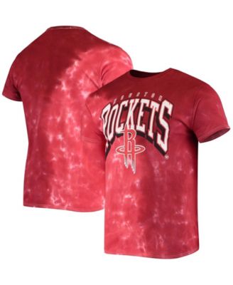 Men's Red Houston Rockets Vintage-Inspired Tie Dye Tubular T-shirt - Macy's
