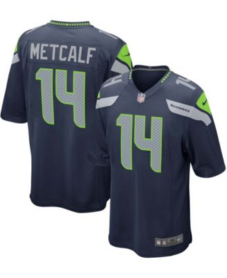 た*様 Seattle Seahawks NFL Jersey DK Metca Men's Seattle Seahawks DK Metcalf Navy Game Player Jersey - Macy's