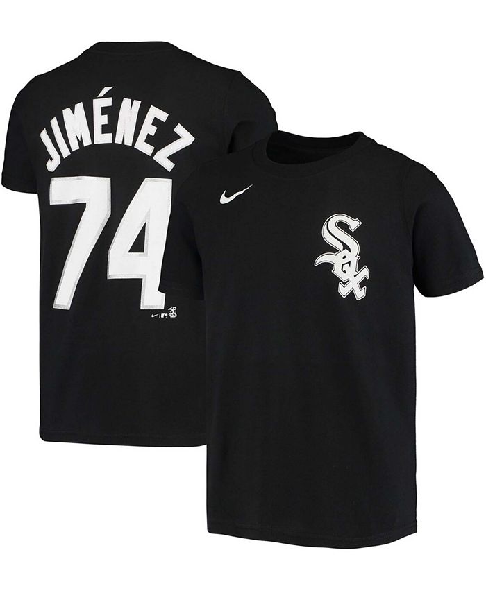 Nike Big Boys Eloy Jimenez Black Chicago White Sox Player Name Number T- shirt - Macy's