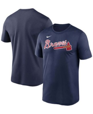 Atlanta Braves Nike Wordmark Legend Performance T-Shirt - Red