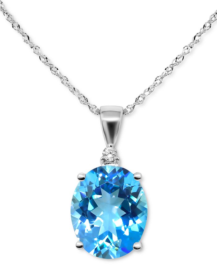 Diamond accent pendant macys 2025
