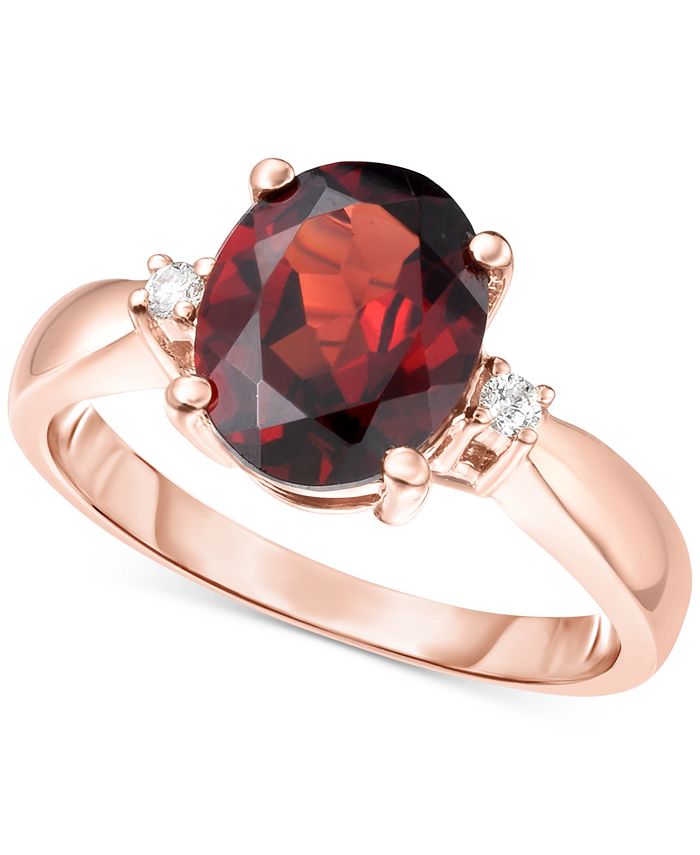 Macys deals garnet ring