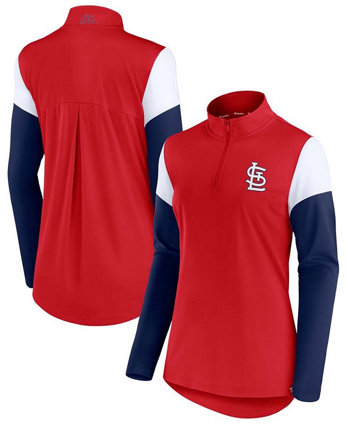 Mitchell & Ness Men's St. Louis Cardinals Anorak Half-Zip Pullover - Macy's