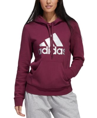 adidas metallic logo hoodie