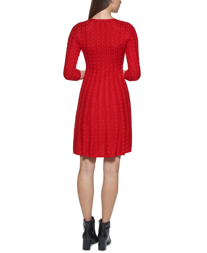 jessica howard cable knit sweater dress