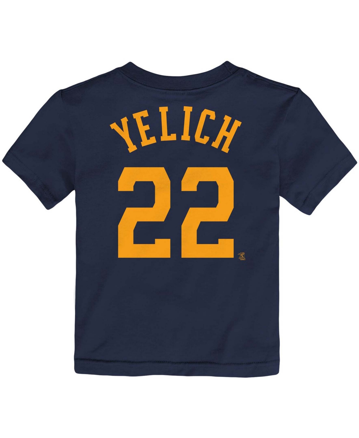 Toddler Boys and Girls Christian YelichMilwaukee Brewers Player Name and Number T-Shirt - Navy