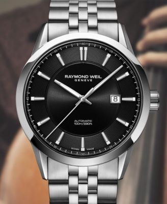 Men's Swiss Automatic Freelancer Stainless Steel Bracelet Watch 42mm