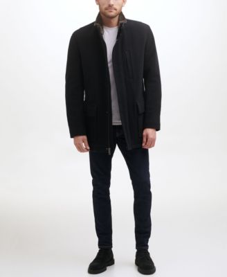 Men's Wool Plush Car Coat