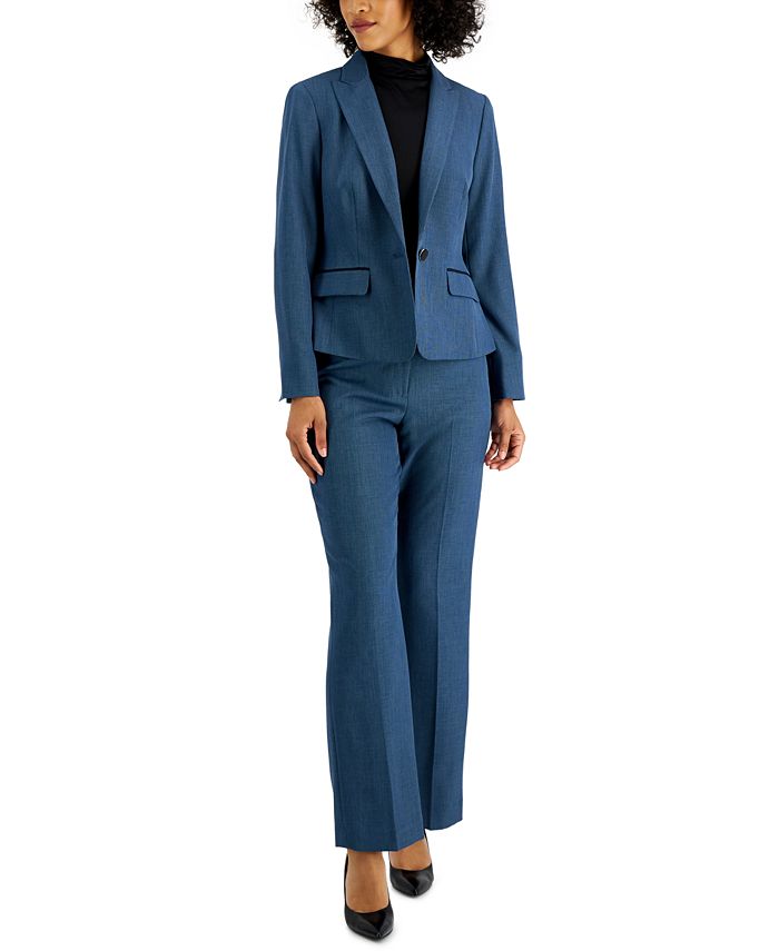 Le Suit Peak-Lapel Pantsuit & Reviews - Wear to Work - Petites - Macy's