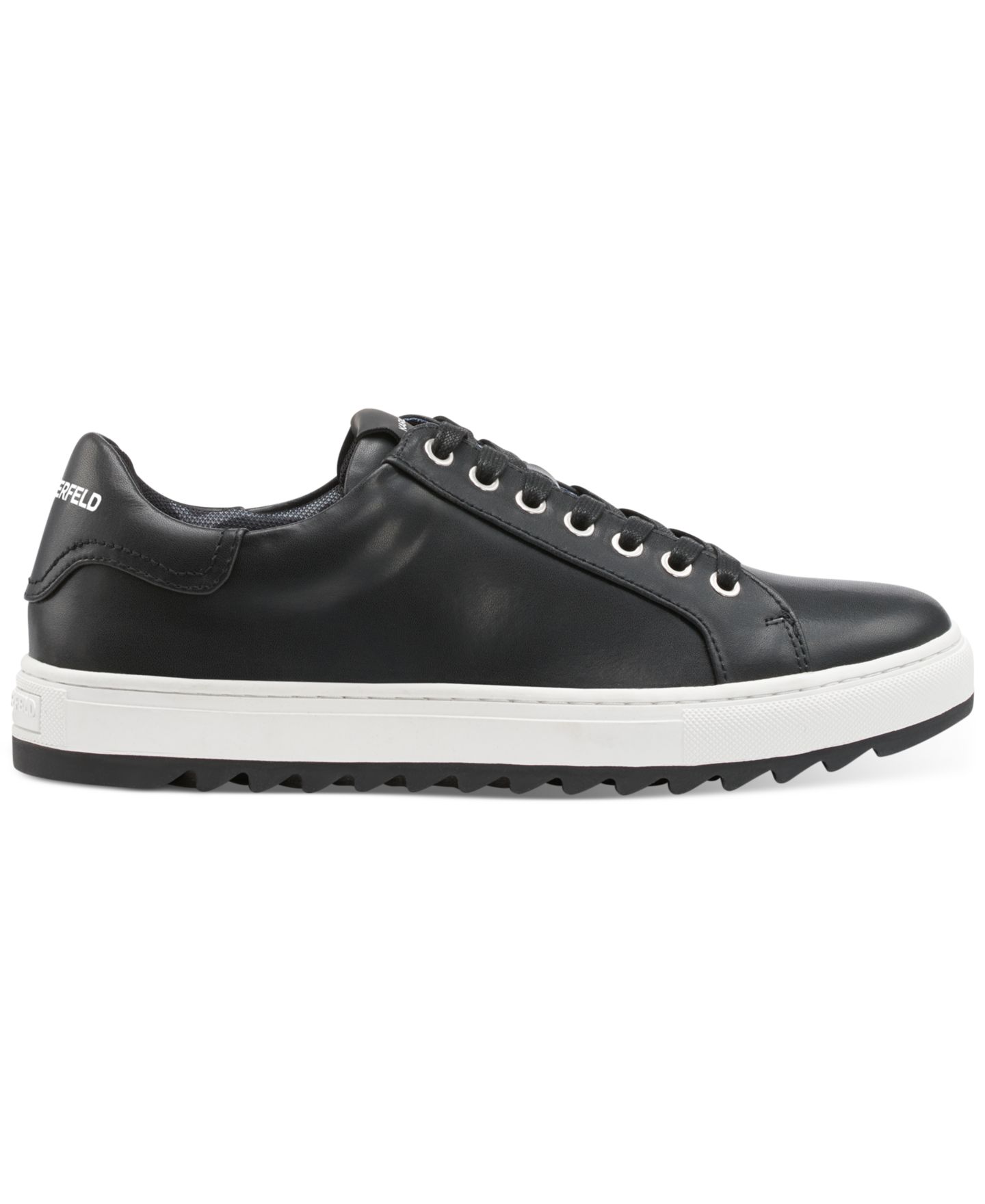 Мужские кроссовки KARL LAGERFELD PARIS Karl Lagerfeld Smooth Leather, цвет: Чёрный — фото 2