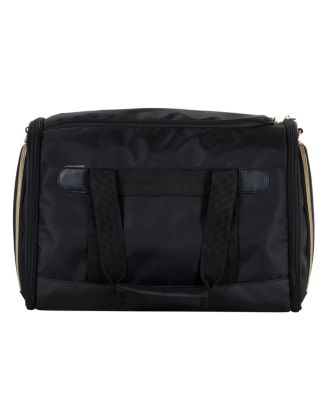 Soft Sided Multi-Entry Collapsible Travel Medium Pet Carrier Duffel With Removable Lining